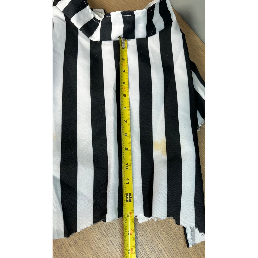 Beetlejuice Dog Costume XL Rubie's Striped Jacket Wig Pet Halloween 580051 - Picture 13 of 15